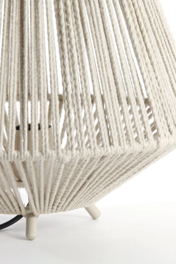Lampe de table japandi Felida Ø 35cm crème Light & Living 8717807711917