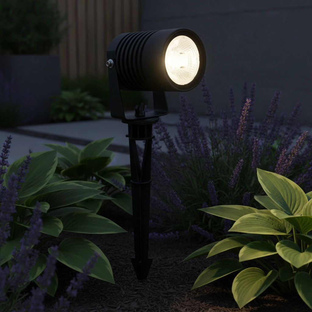 Tache de pointe Stake noir 45cm