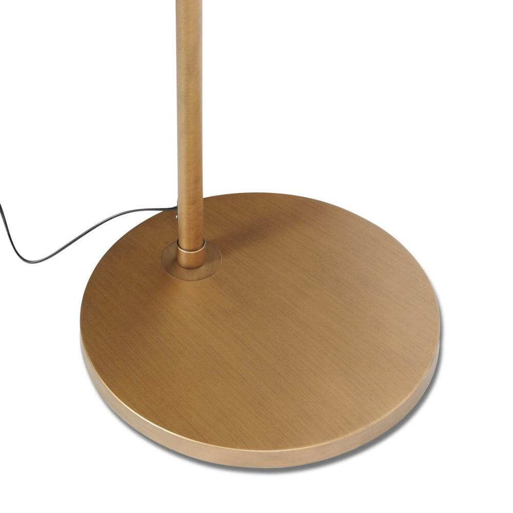 Lampe à arc Sparkled Light bronze avec abat-jour boule blanche Ø 45cm Steinhauer 8712746179897