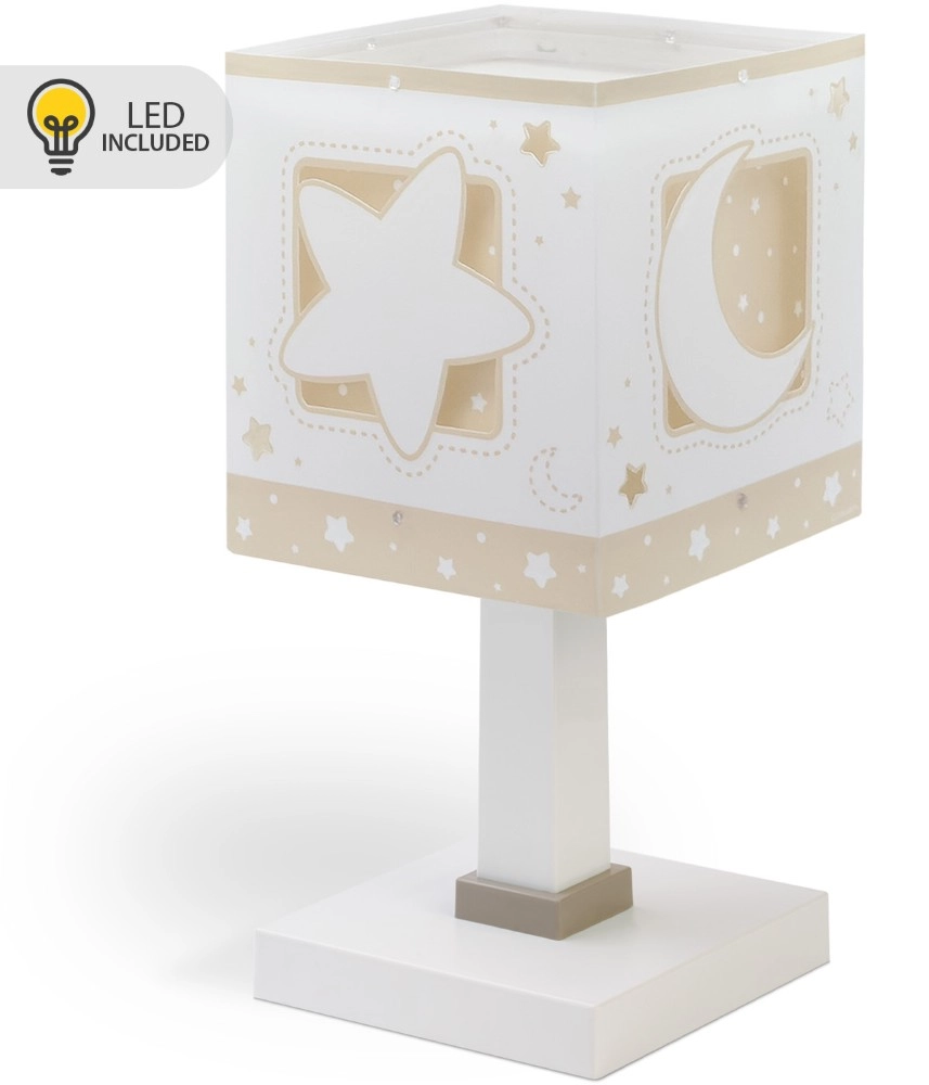 Lampe de table Moonlight lueur blanche dans le noir Lampe de table Moonlight lueur blanche dans le noir
