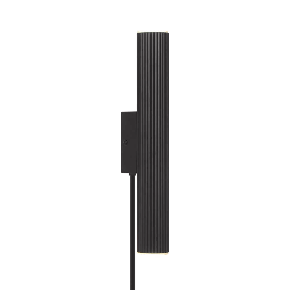 Applique murale noire Vico 2 lumières