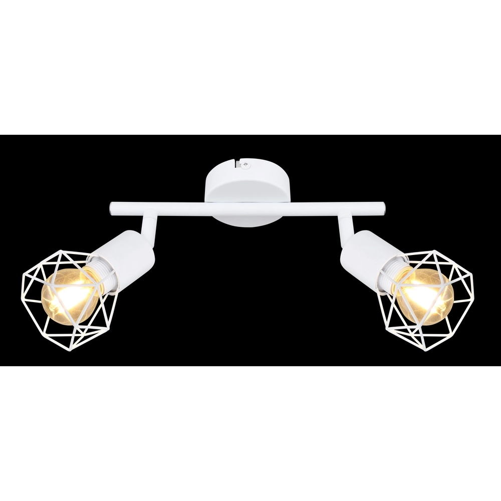 Lampe de plafond Xara I Blanc à deux lumières Globo 9007371412983