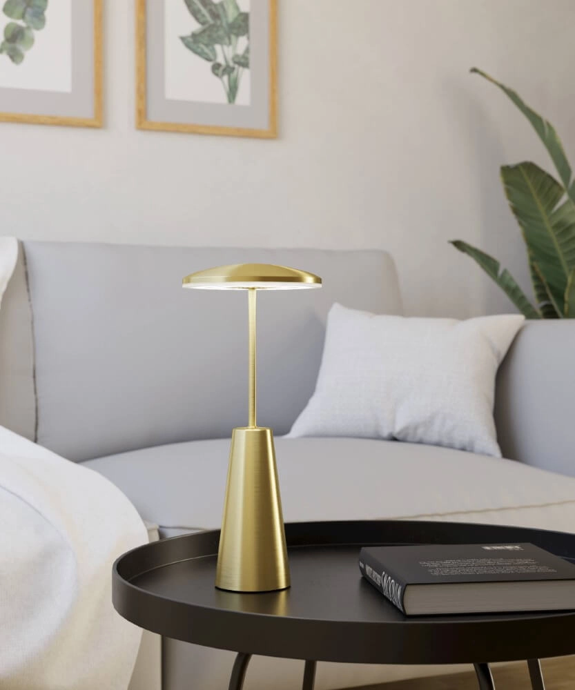 Lampe de table en laiton Piccola Ø 13 cm Eglo 9008606277780