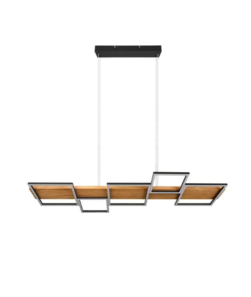 Suspension led en bois Harper Trio 4017807524963