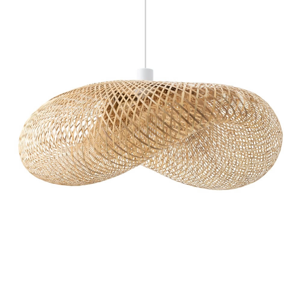 Suspension Havana L rotin Ø 80cm Lyora 5903139113977