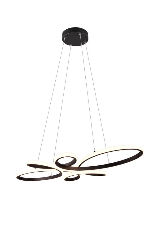 Lampe suspendue design Fly noir