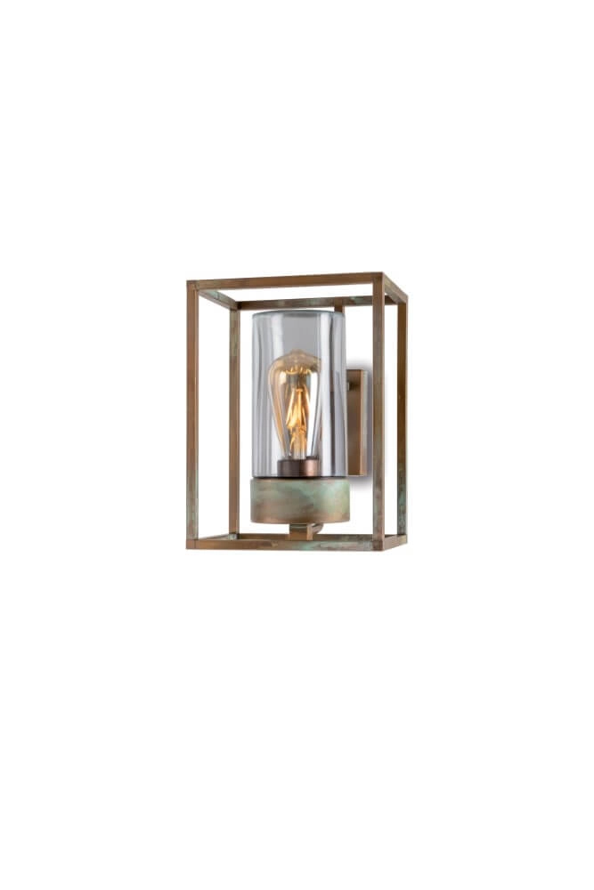 Applique murale country Cubic3 verre transparent