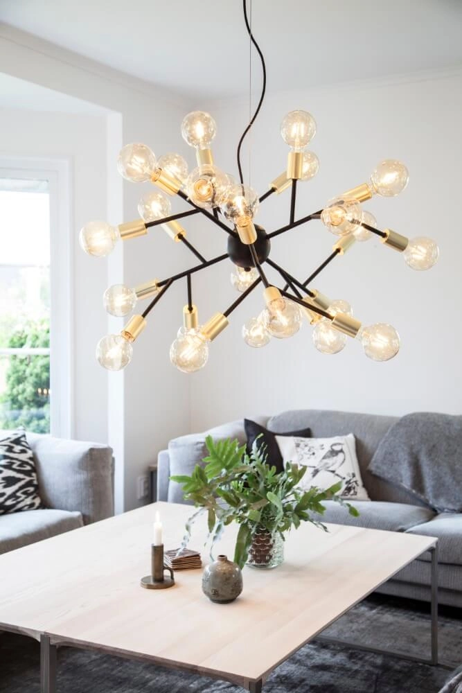 Plafonnier Heroes noir mat 80cm By Rydéns 7391741004659