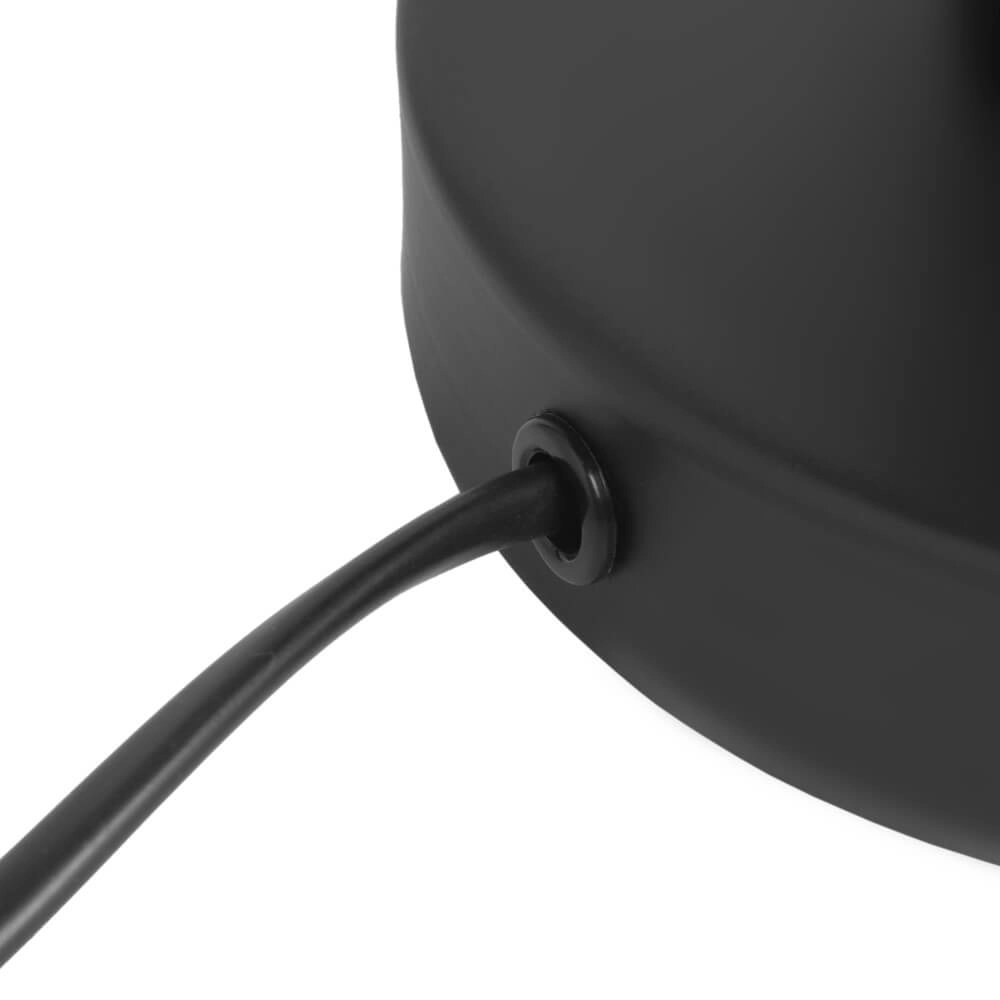 Lampe de table en fil Gila Ø 33 cm - noir Trio 4017807629095