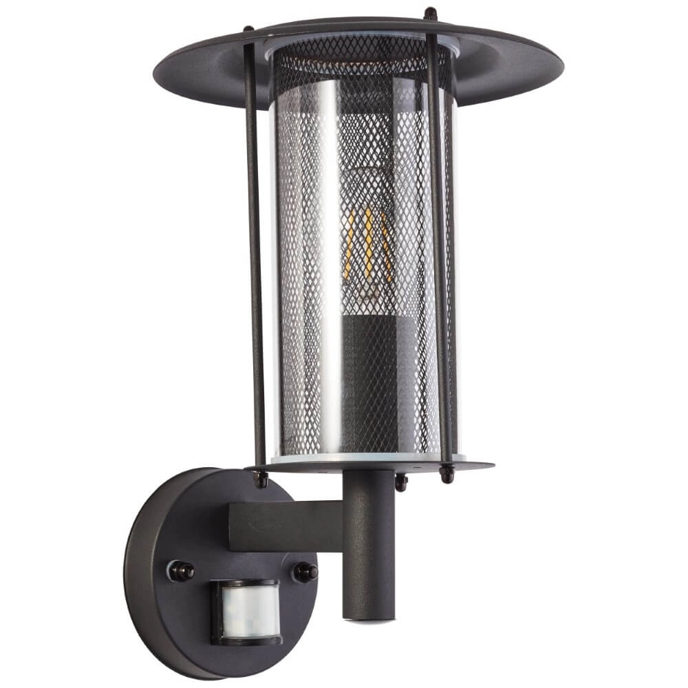 Lampe d'extérieur noire Detroit avec capteur Brilliant 4004353403224