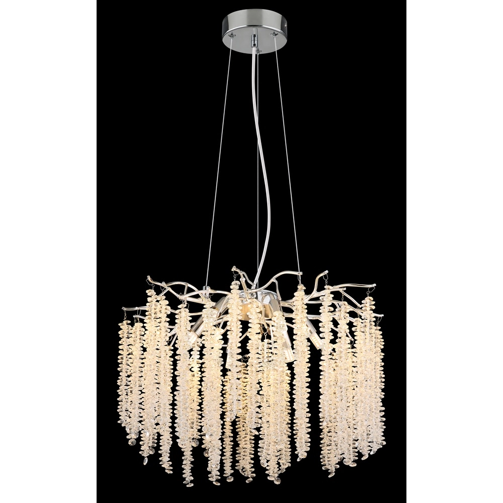 Lampe suspendue Laverne Projectile chromée Globo 9007371566167