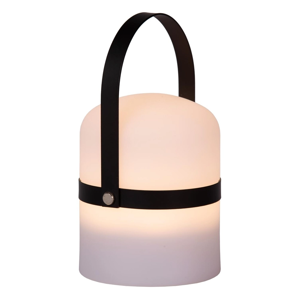 Lampe de table rechargeable Little Joe Noir Lucide 5411212061416