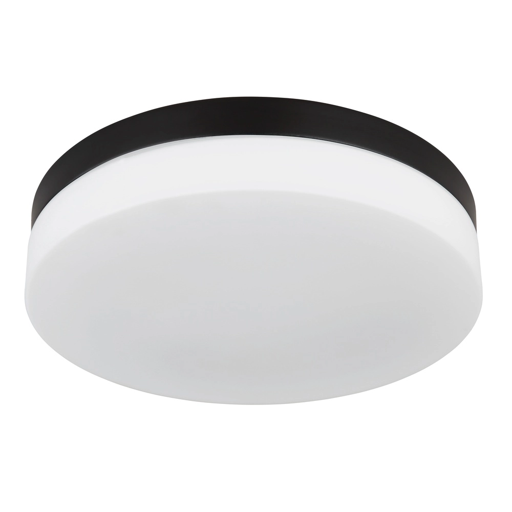 Conception de plafonds Vranos noir pour usage extérieur Ø 30 cm Globo 9007371440764