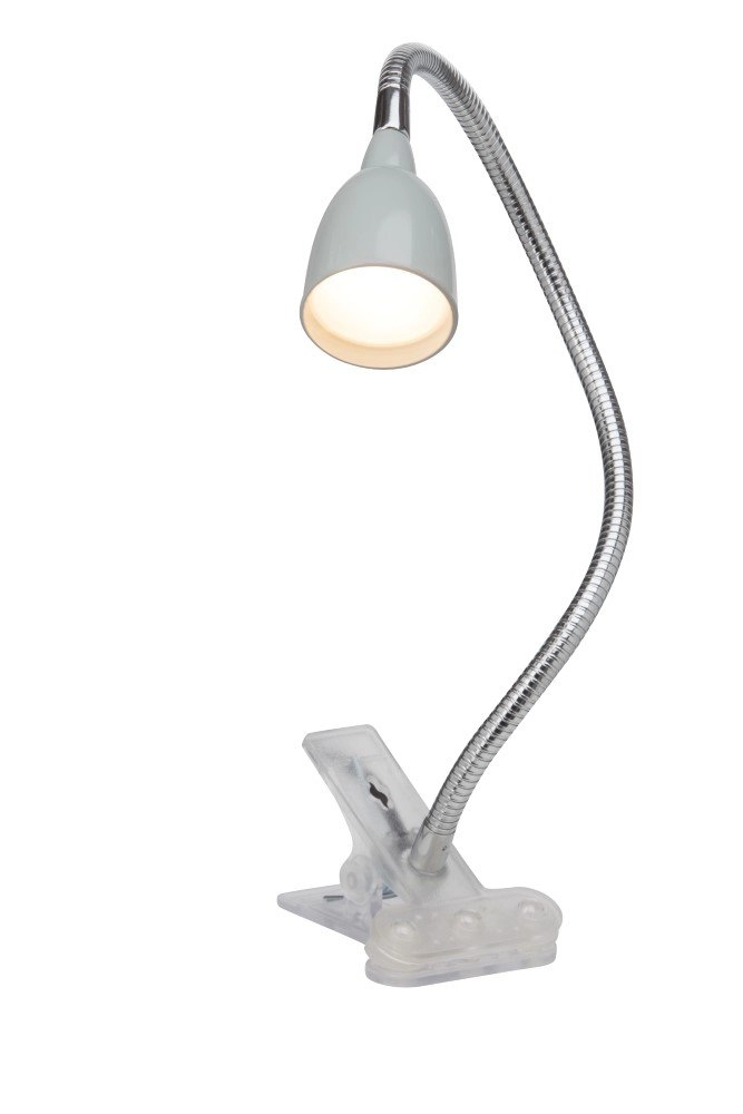 Lampe de bureau grise Anthony avec pince Brilliant 4004353175510
