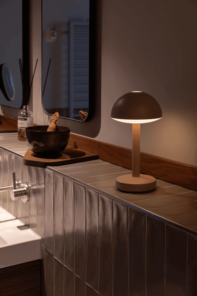 Lampe de table rechargeable Bug Beige Humble 7446023313322