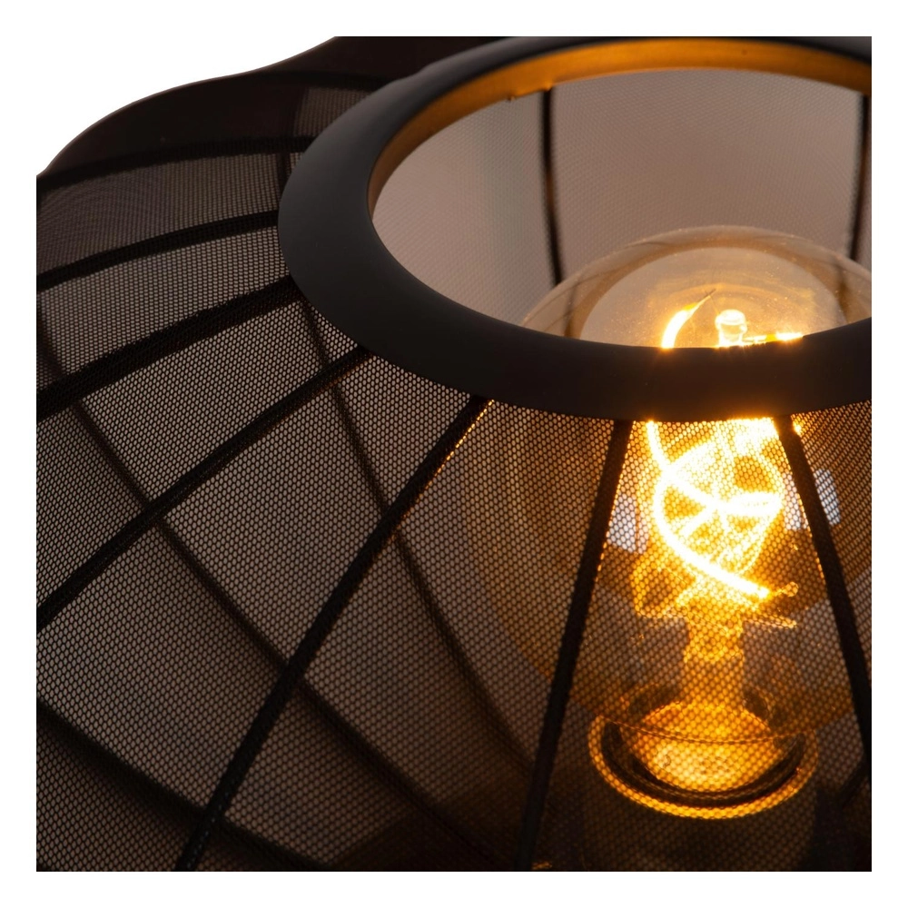 Lampe de table Corina noir Ø 40cm Lucide 5411212032041