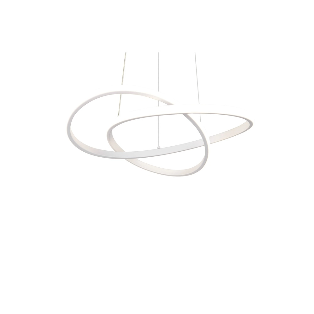 Lampe pendante de conception Mansa Blanc Trio 4017807682151