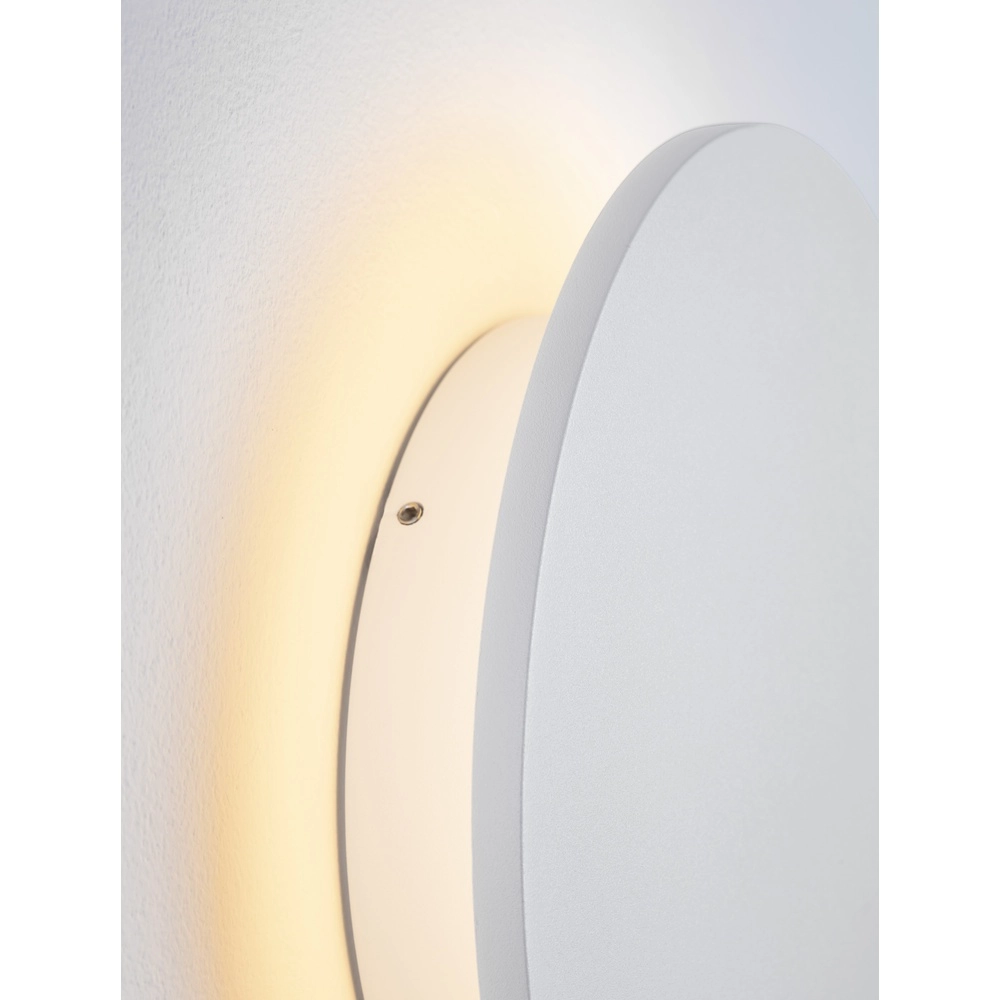 Applique murale ronde Copper blanc Ø 24cm Lyora 5212017447357