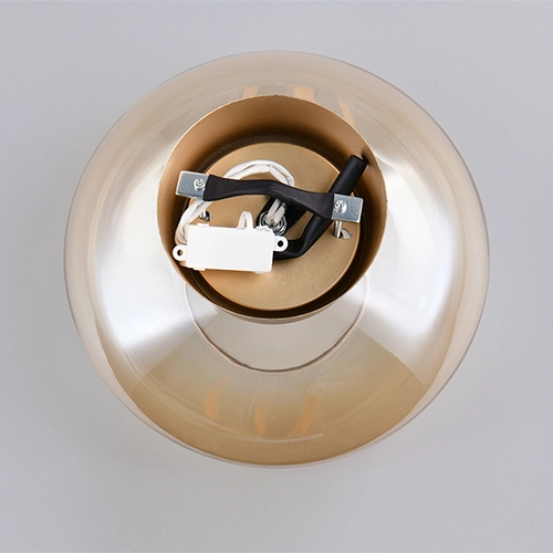 Lampe de plafond Sidera ambre Ø 26cm Trio 4017807697261