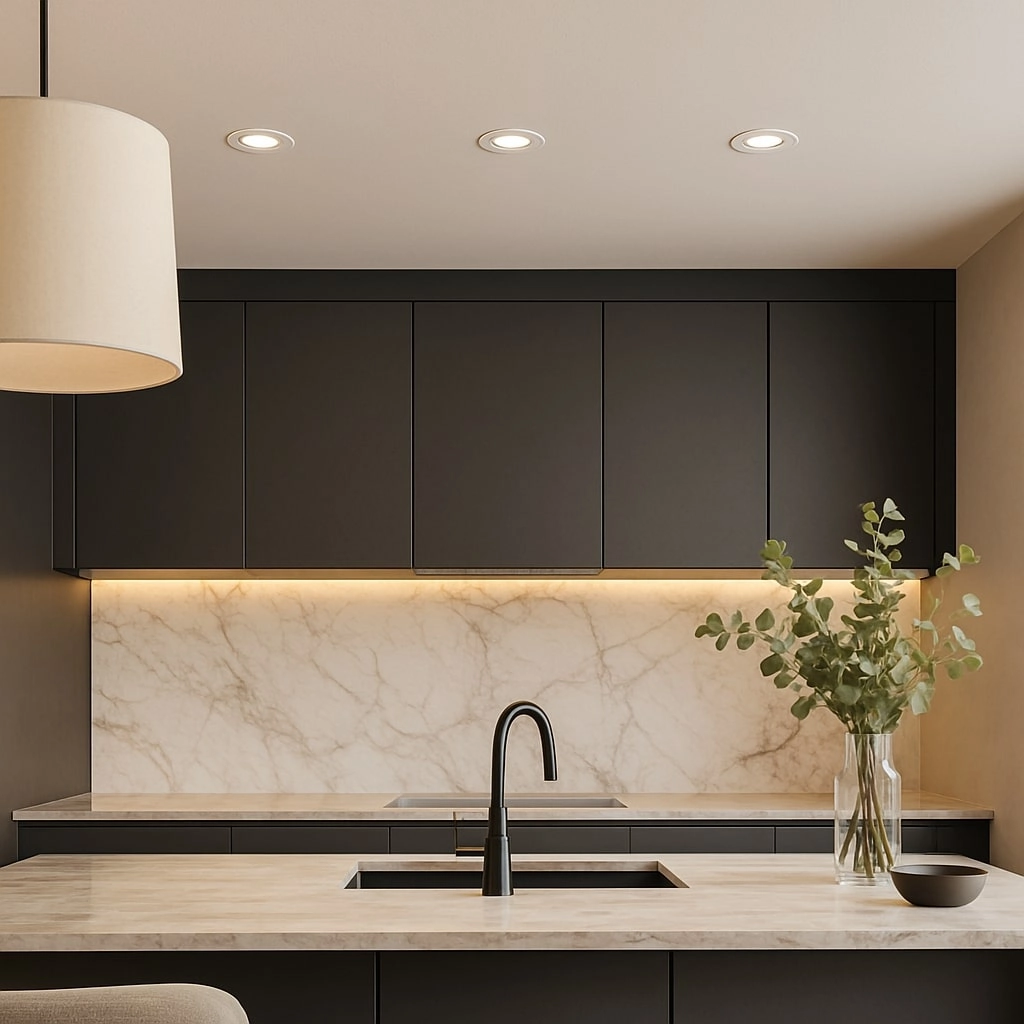 Spot encastrable blanc EvoFire GU10 - rond Lyora 5055788228325