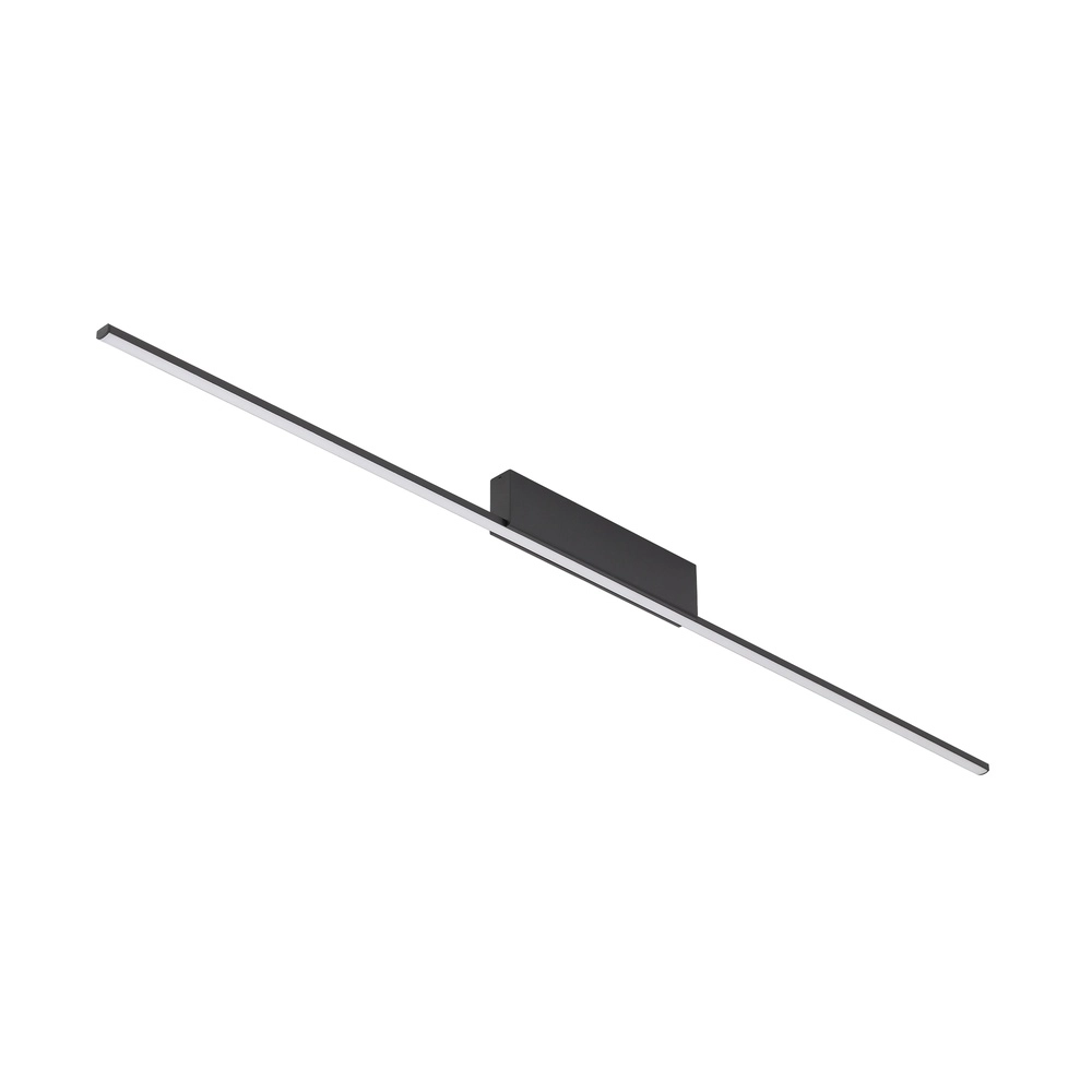 Lampe de plafond élégante Giavellotto Led noir 110,5 cm