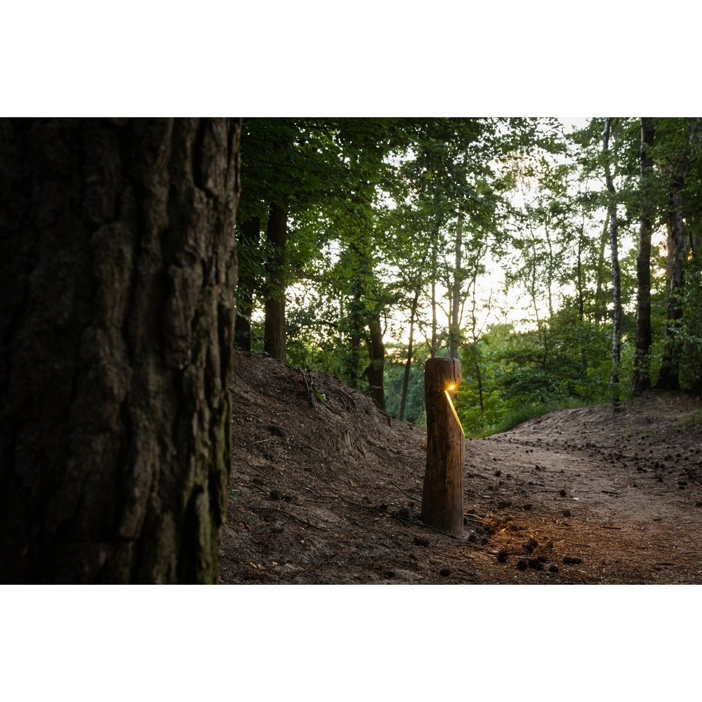 Éclairage de chemin en bois Bosco Châtaignier - 65 cm - 2700 000 km Timberlab 8716803513709