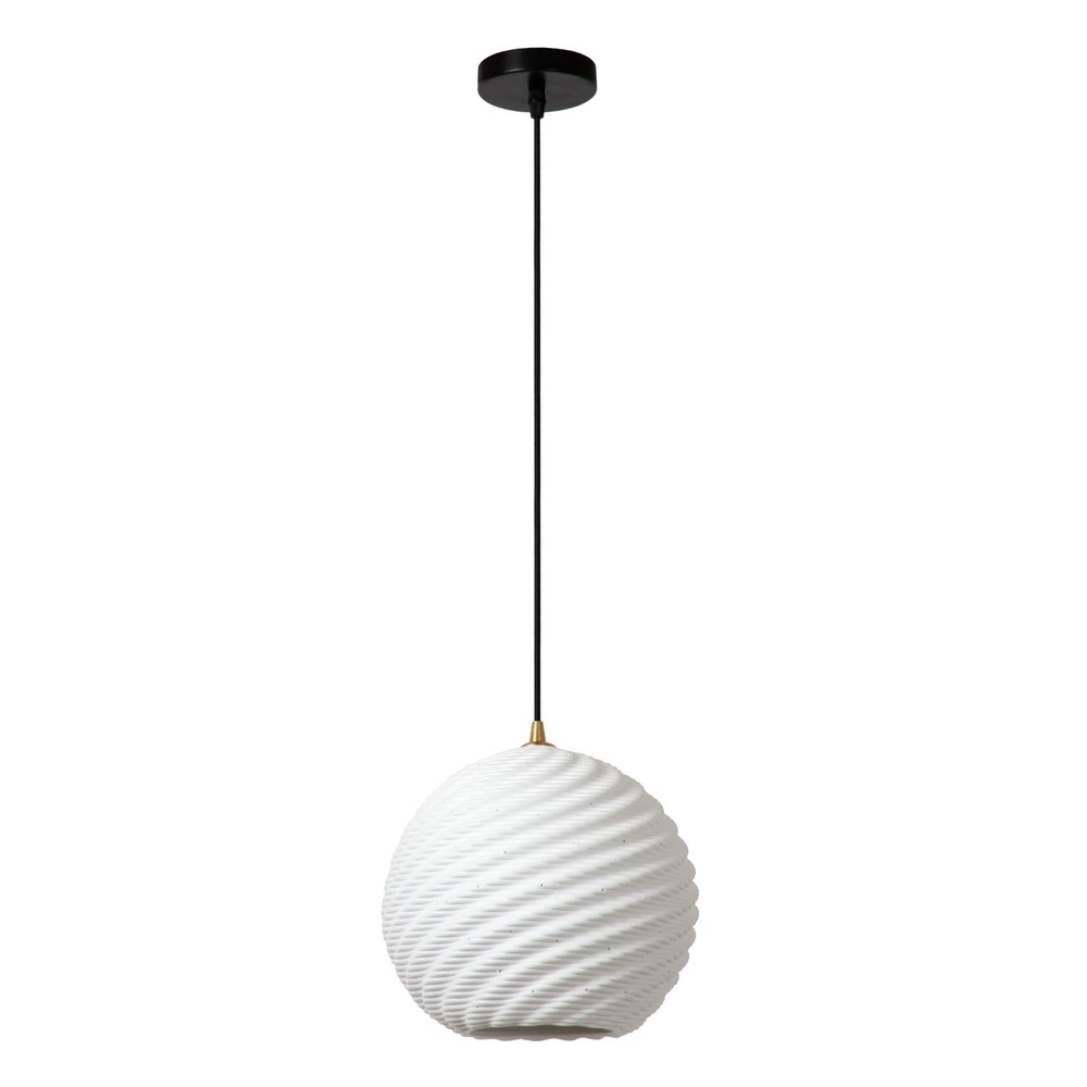 Lampe pendante de conception Bina Unique Ø 25cm blanc