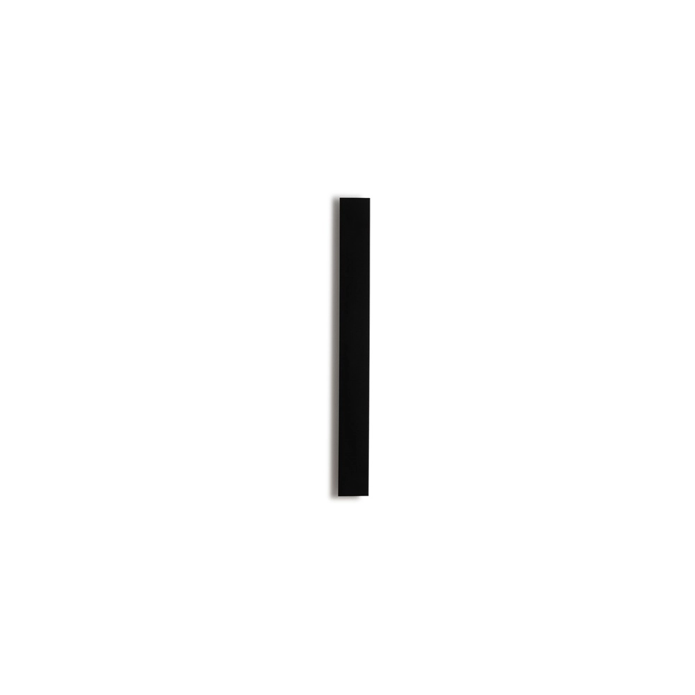 Lampe murale moderne Comma Led noir 78 cm