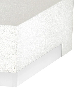 Applique LED Trion duvet 20cm blanc Albert 4007235803334