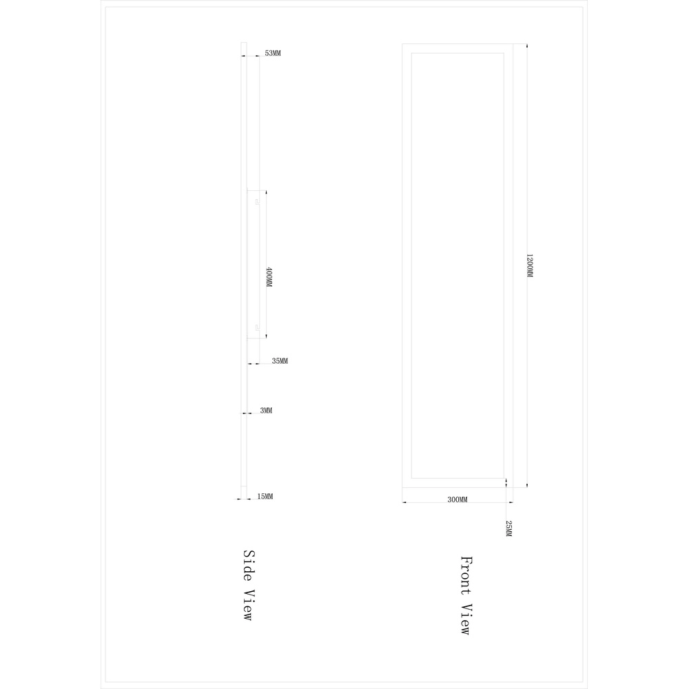 Lampe de plafond Rosi 120 cm de blanc Globo 9007371373680