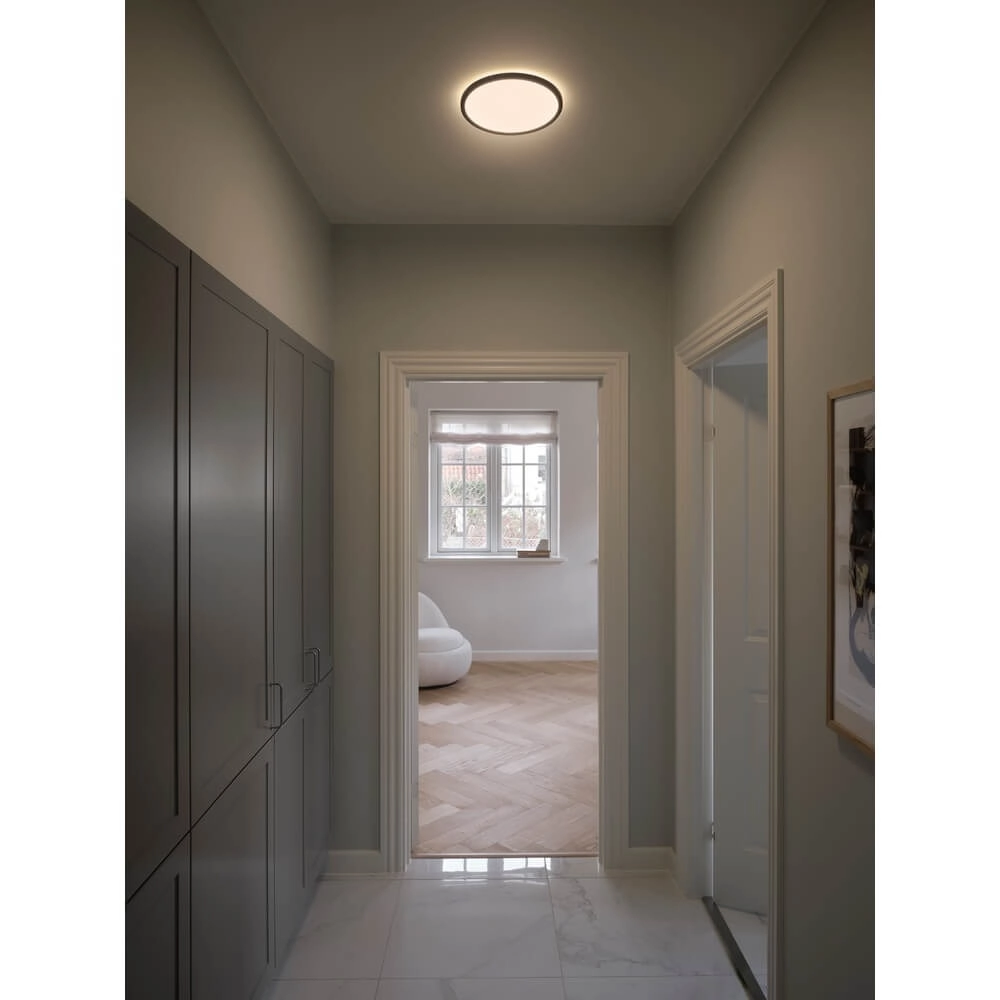 Plafonnier Oja noir Ø 29,4cm - réglable - 17W Nordlux 5704924013867