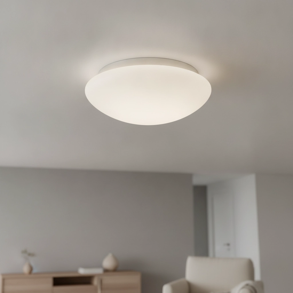 Plafonnier Brest Ø 38cm blanc