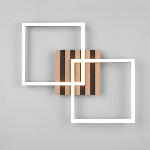 Lampe de plafond moderne Zaro Noir 59,5 cm Trio 4017807685961