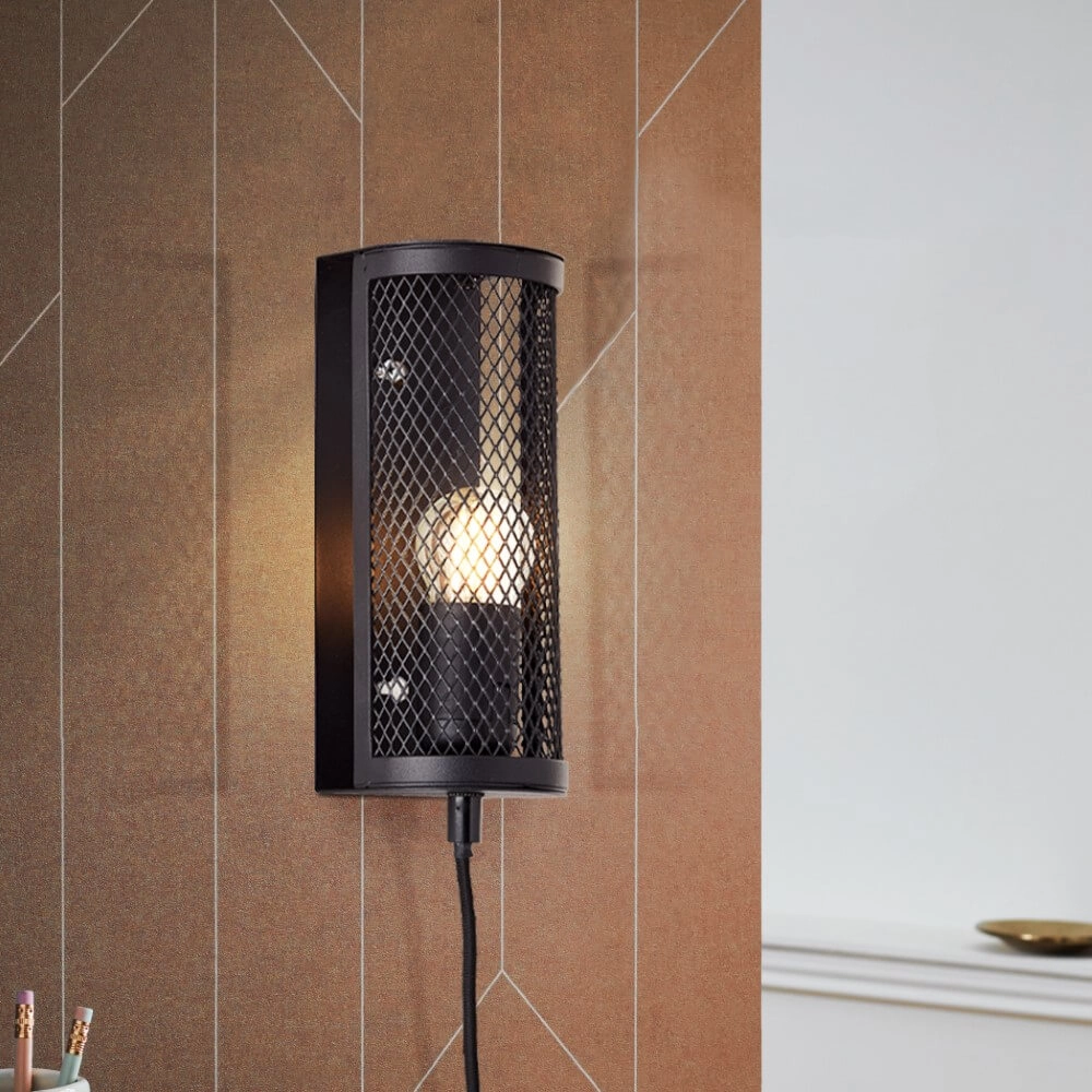 Applique noire Maze avec de la gaze Brilliant 4004353409486