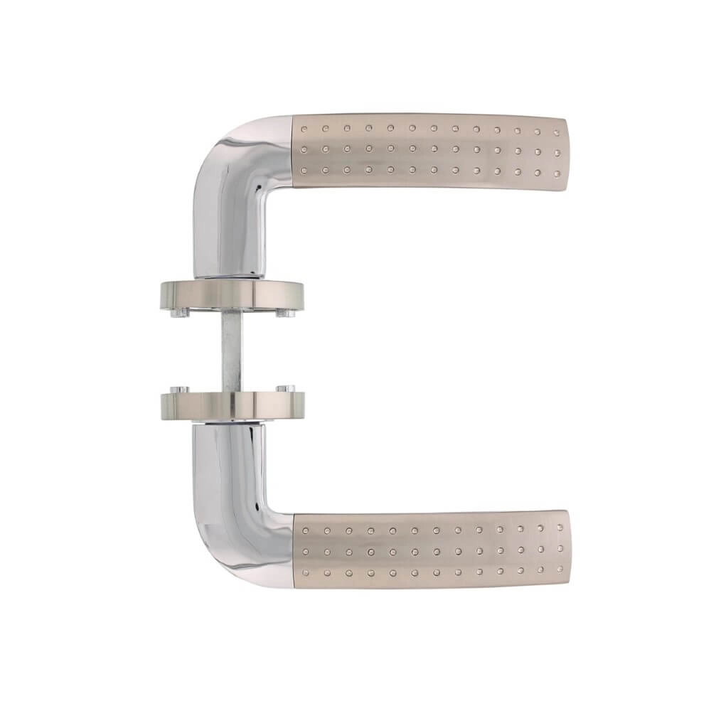 Poignée de porte classique Sharon sur rosace chrome Intersteel 8714186144015