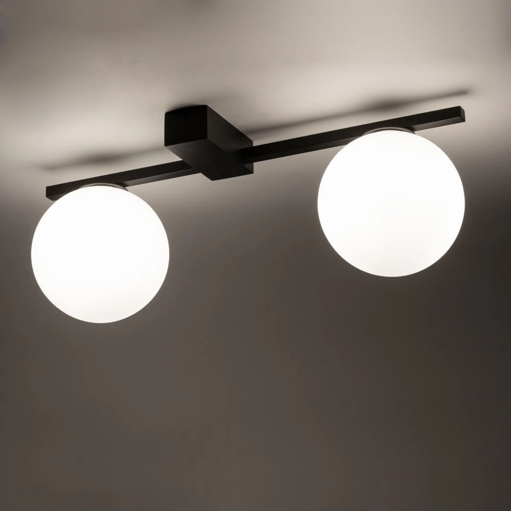 Suspension en verre Pik 2x verre blanc Lyora 5903139103008