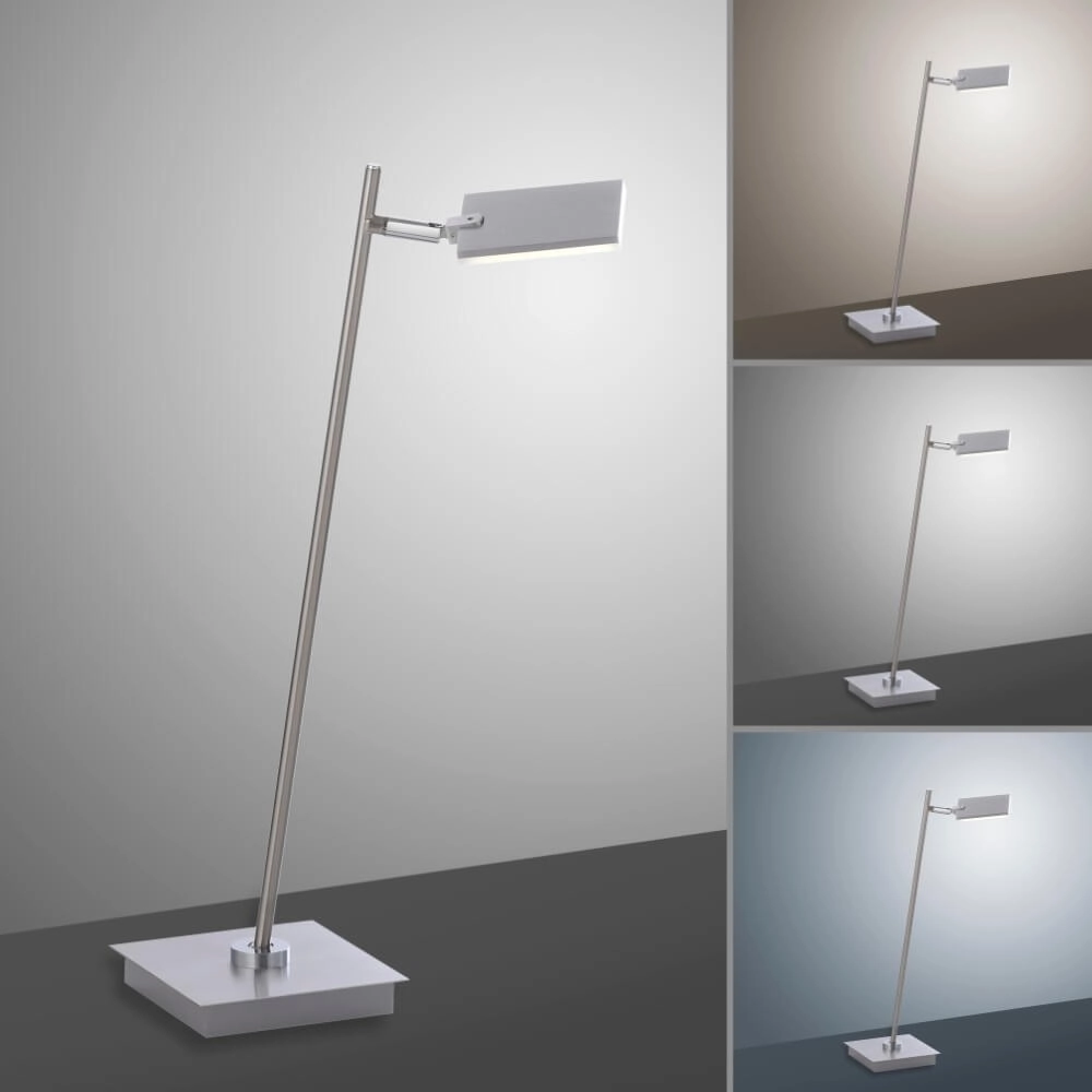 Lampe de table design Pure Mira aluminium Paul Neuhaus 4012248367537