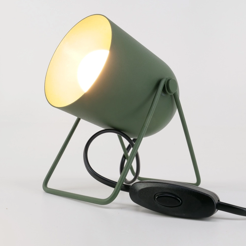 Lampe de table design Tilston vert Eglo 9008606359691