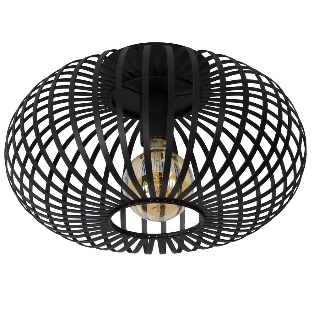 Lampe de plafond Manuela Ø 39,5 cm noir