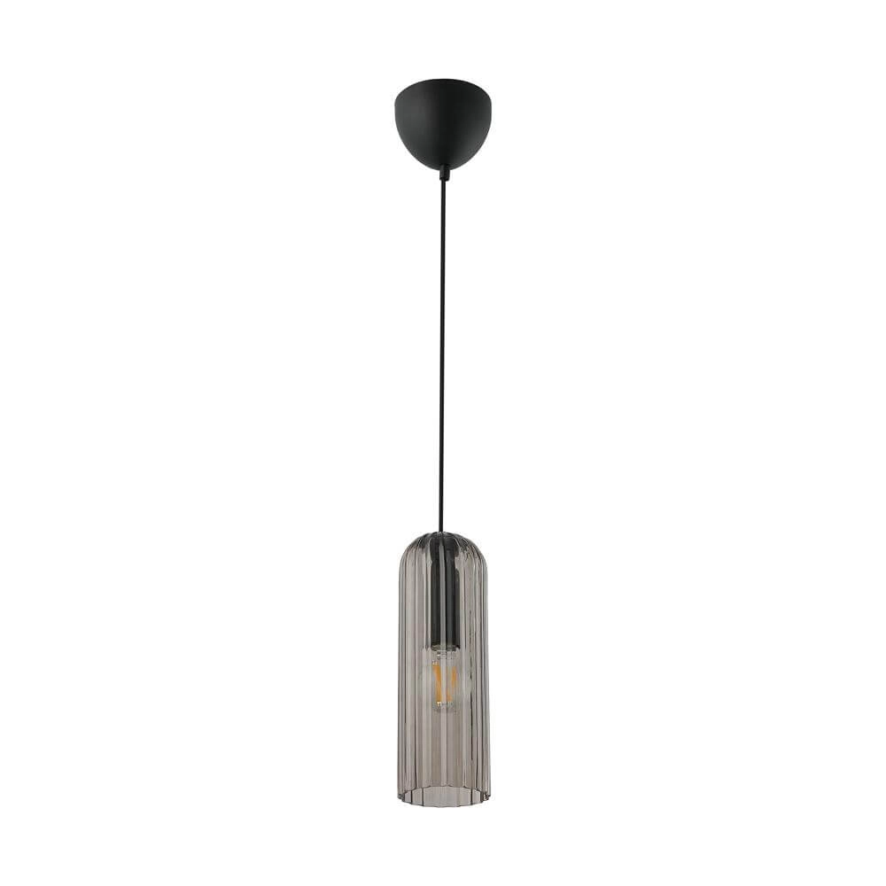 Suspension moderne Miella noir avec verre fumé Nordlux 5704924018602