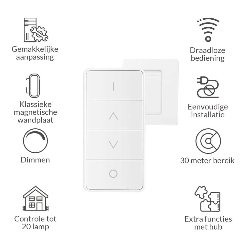 Starterpack - 1x E27 - 2200K - 1x remote AduroSmart 644558228785