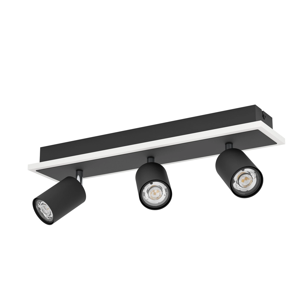 Spot LED au plafond Rimbocchi 1 3L - noir - orientable