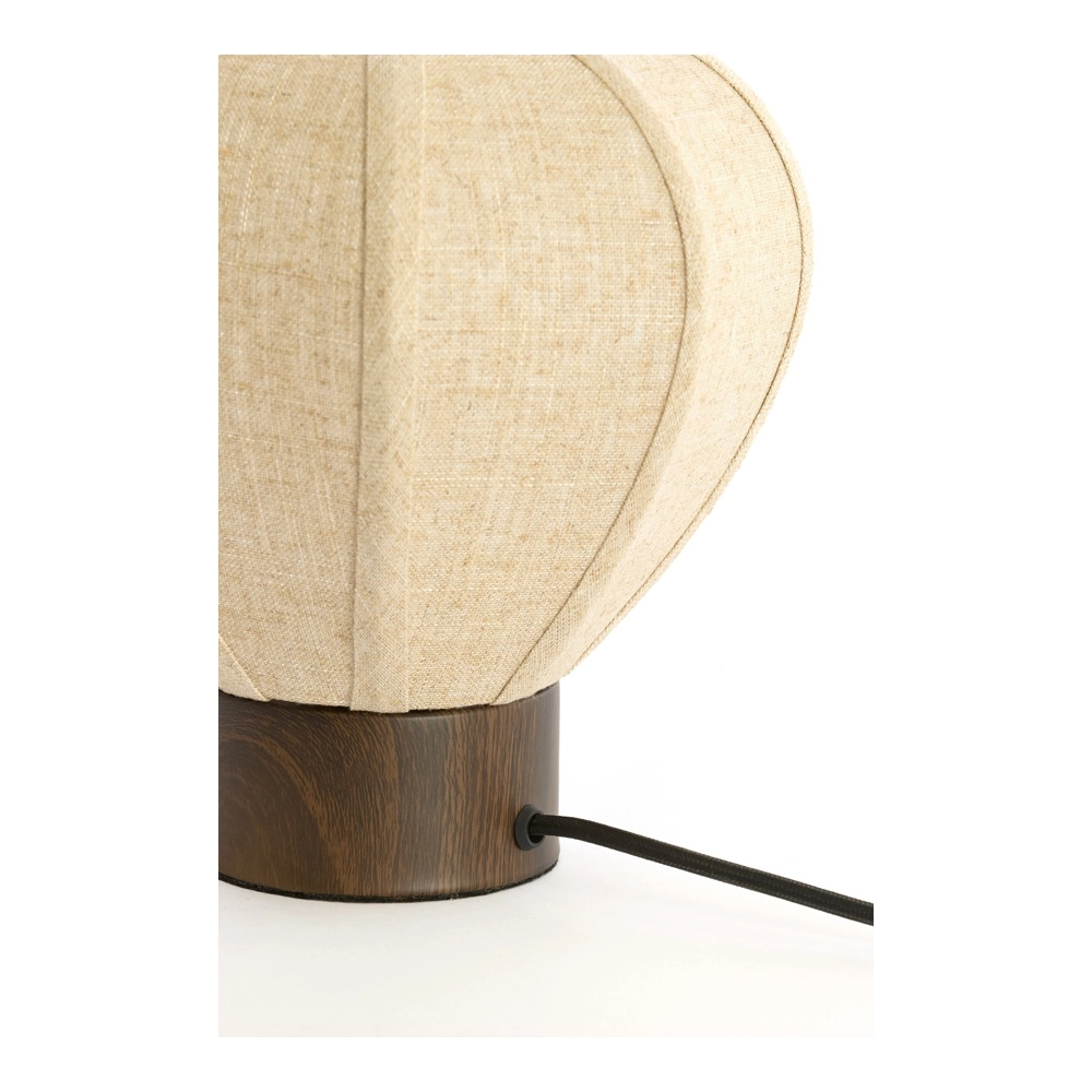 Lampe de table Kyzo Ø 23cm marron japandi Light & Living 8717807843410