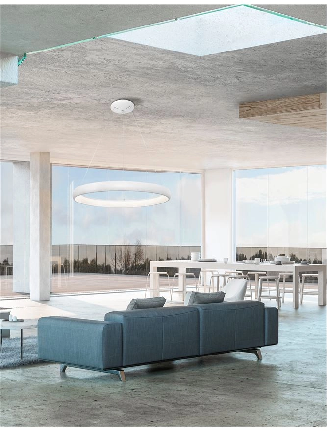 Suspension design Albi blanc Ø 81cm Lyora 5212017416896