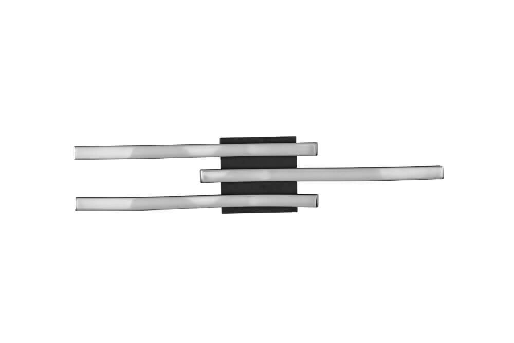 Plafonnier Route LED 4000K noir Trio 4017807521757