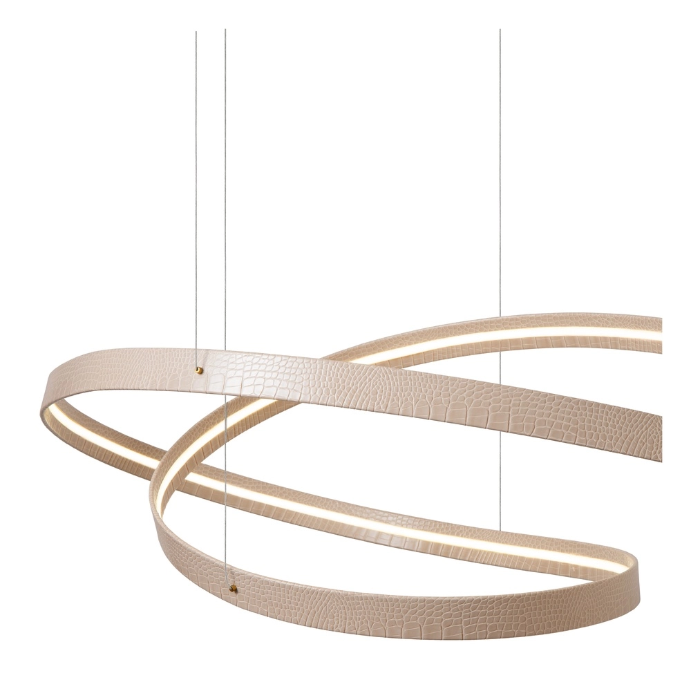 Lumière suspendue LED moderne Slalom Sable avec effet Premium by Lucide 5411212135131