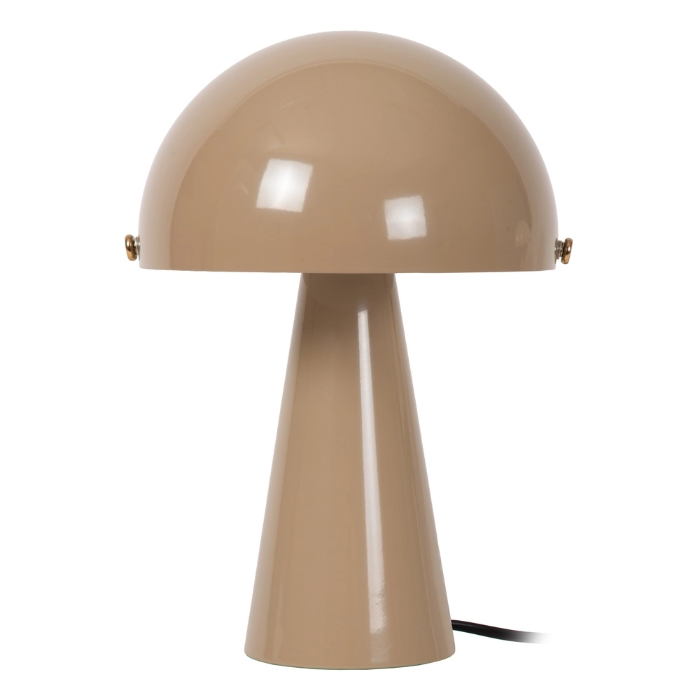 Lampe de table Barone taupe Ø 23 cm Lucide Vibes 5411212650085