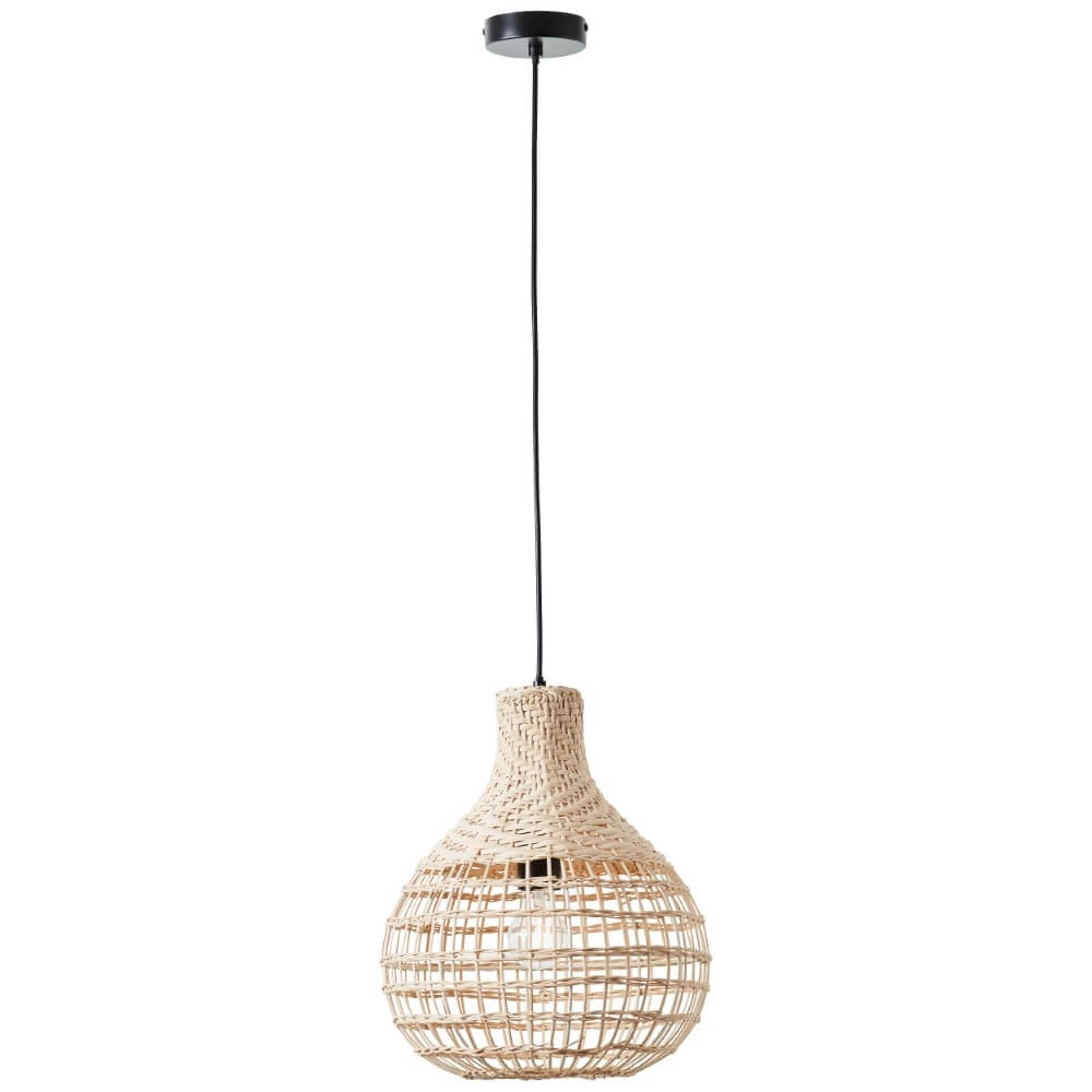 Lampe suspendue en rotin Southsea Ø 32,5 cm Brilliant 4004353396687