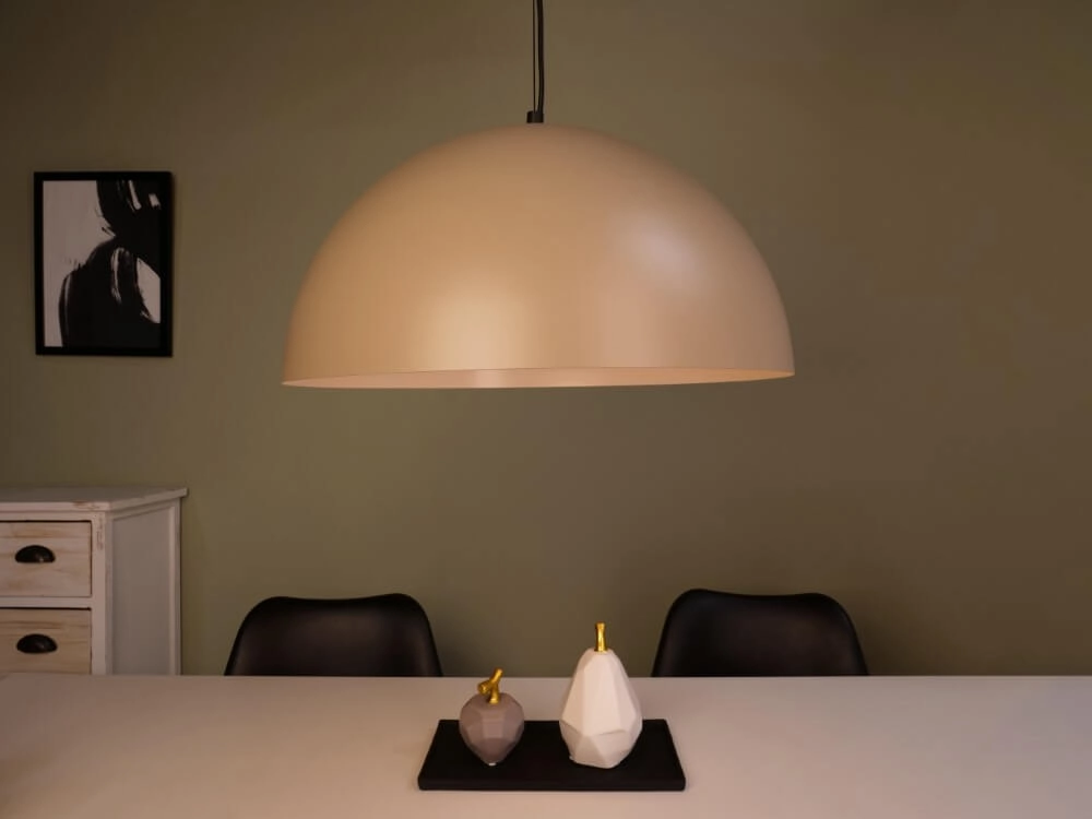 Lampe à suspension Japandi Gaetano 1 Ø 53,5 cm Eglo 9008606274222