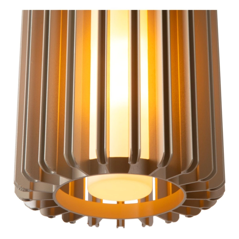 Lampe pendante à 3 lampes Lambres taupe Lucide 5411212452917